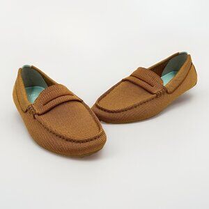 Rothy's The Driver Driving Loafer Slip On Shoe Flat Brandy Brown Women's Size 8